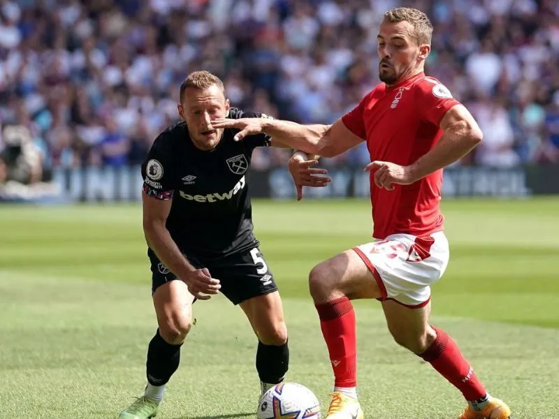 Bảng số liệu thống kê về câu lạc bộ bóng đá Nottingham Forest gặp West Ham