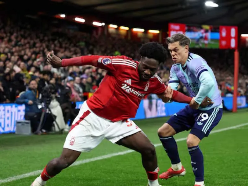 Đội hình Arsenal gặp Nottingham Forest